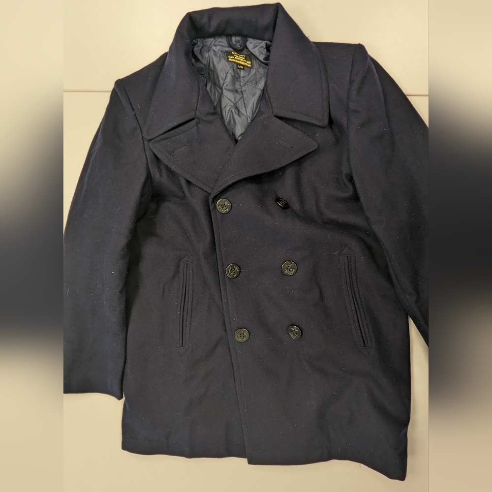 Real Military Peacoat